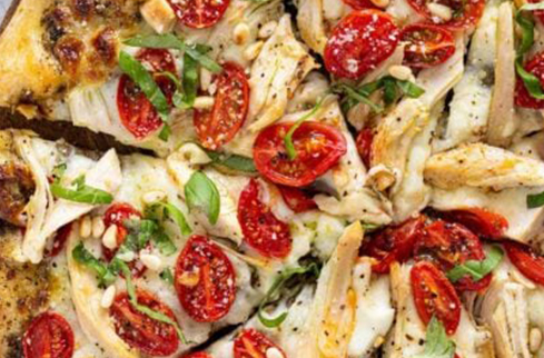 papazzi pizzeria - Pesto Chicken Delight Pizza