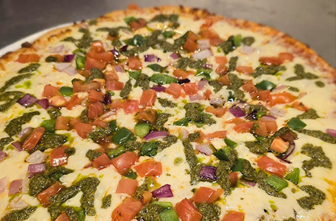 papazzi pizzeria - Pesto Paradise Pizza