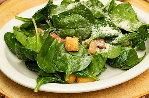 papazzi pizzeria - Spinach Caesar Salad